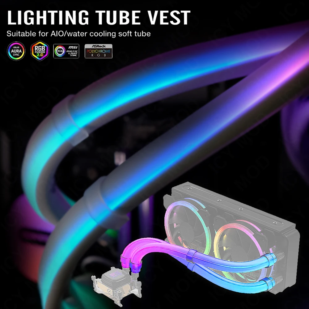 Aio Liquid Cooler - EZDIY ARGB Световая полоса для мягкой