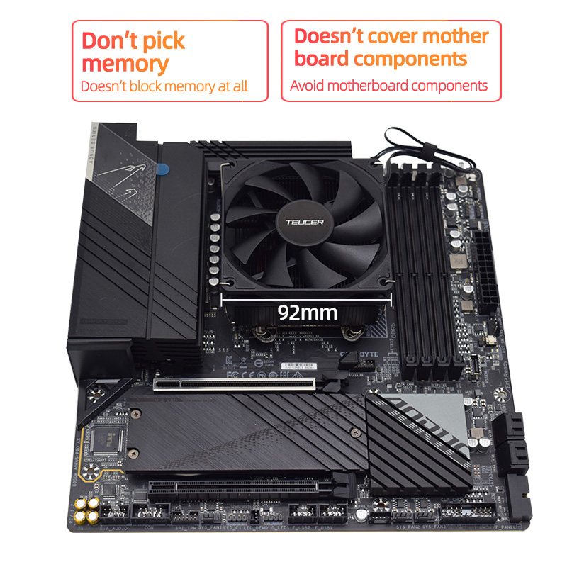 Высота кулера процессора Teuce – обзор и цена Cpu Cooler