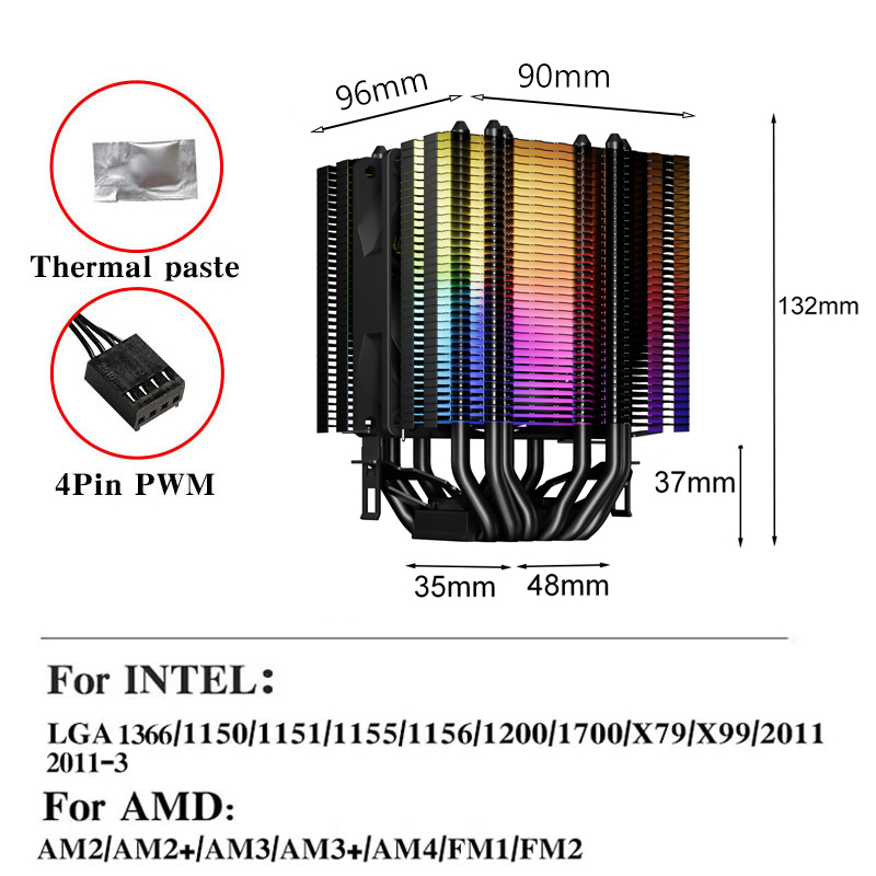 Бесшумный офисный компьютерный – обзор и цена Air Cooler Cpu