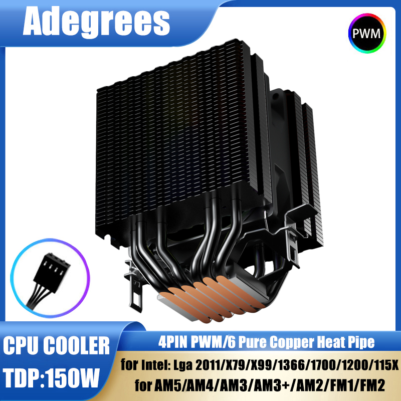 6 тепловых трубок Процессорный – обзор и цена Air Cooler Cpu