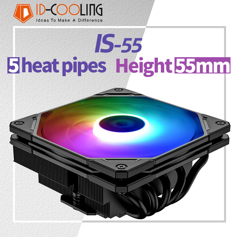 ID-COOLING IS-55 5 тепловых тр – обзор и цена Cpu Cooler